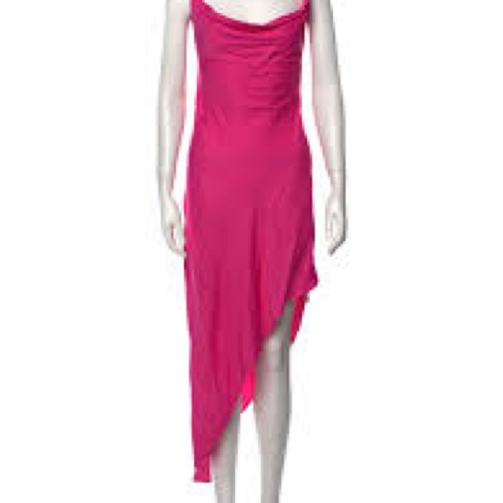 Elegant Pink Women's Dress